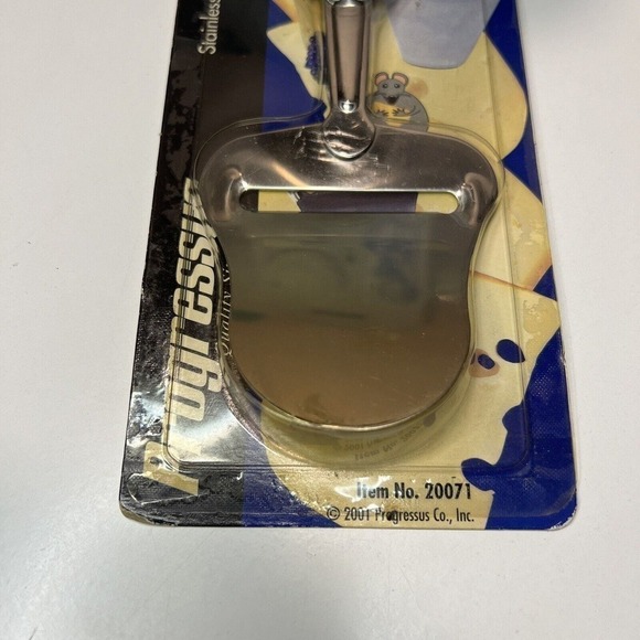 Progress Stainless‎ Steel Blade Cheese Plane Vintage 2001 Fun Kitchen Products - Picture 5 of 5